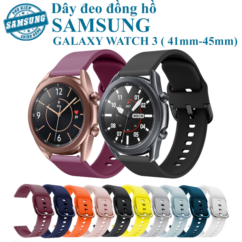 [Galaxy Watch 3] Dây đeo silicon mềm mại cho đồng hồ Samsung Galaxy Watch 3