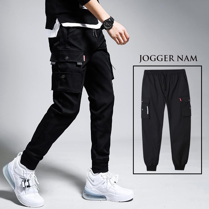 Quần jogger Kaki nam túi hộp phong cách siêu co giãn Thời Trang 4MENHCM JOGGER NAM 9000019C5