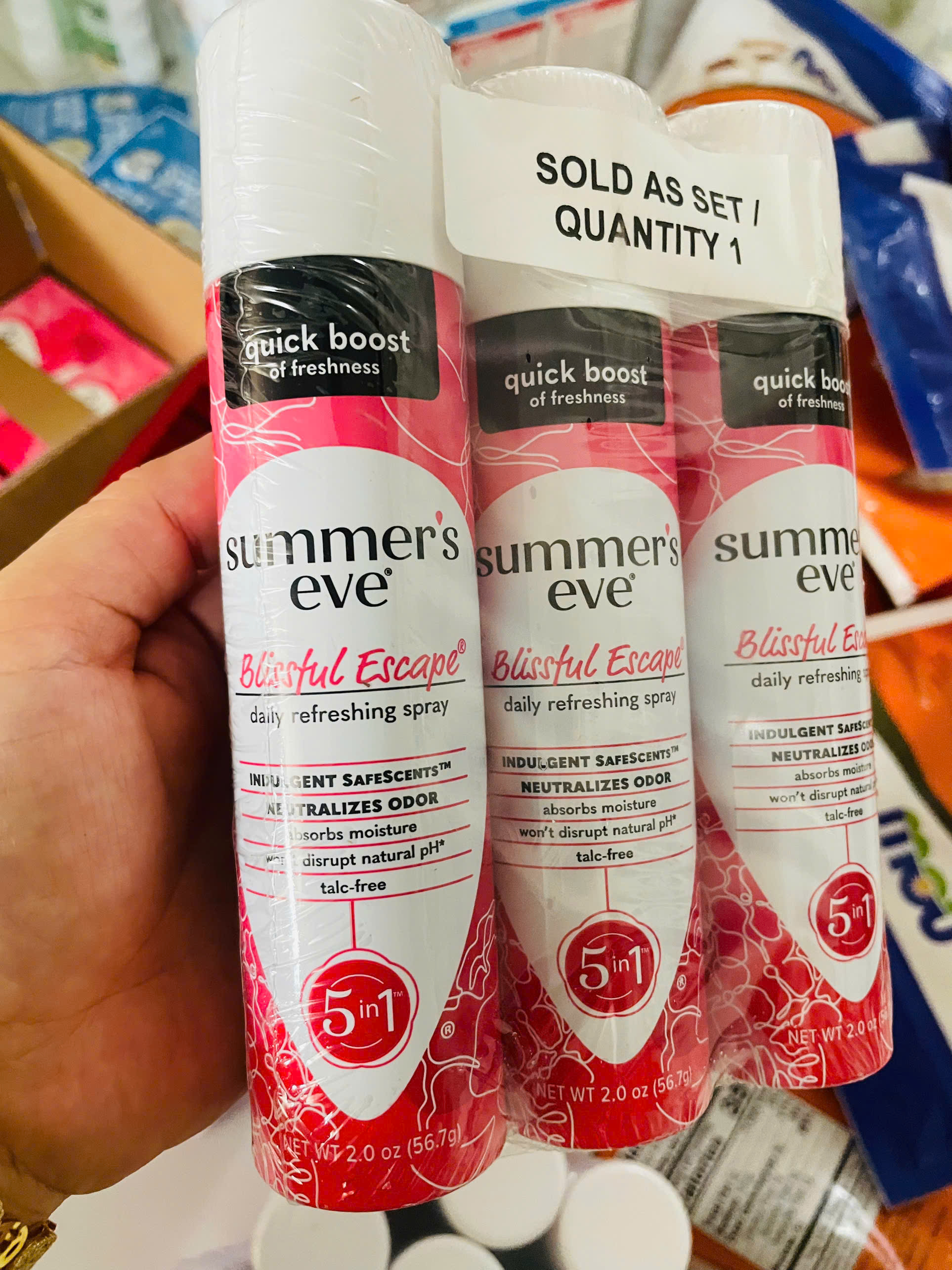 (có bill nhập)Xịt khử Mùi Phụ Khoa Summer's Eve USA.