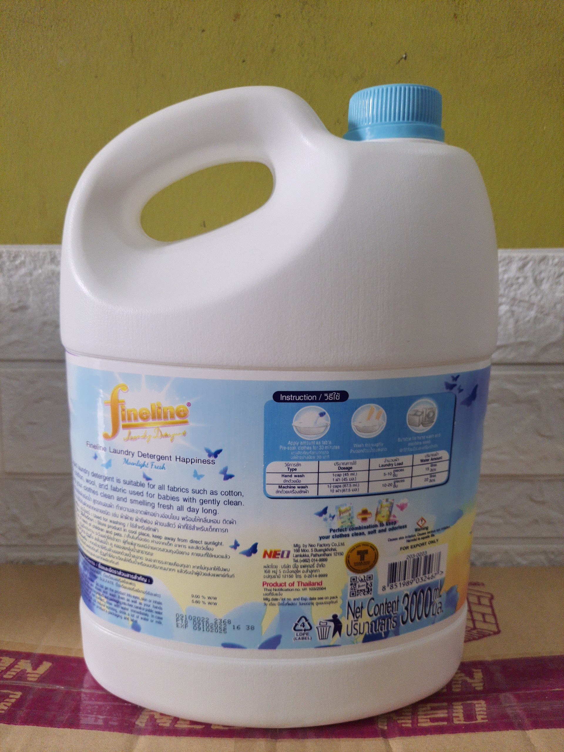 Nước Giặt Xả Thái Lan FineLine Hương Moonlight Fresh