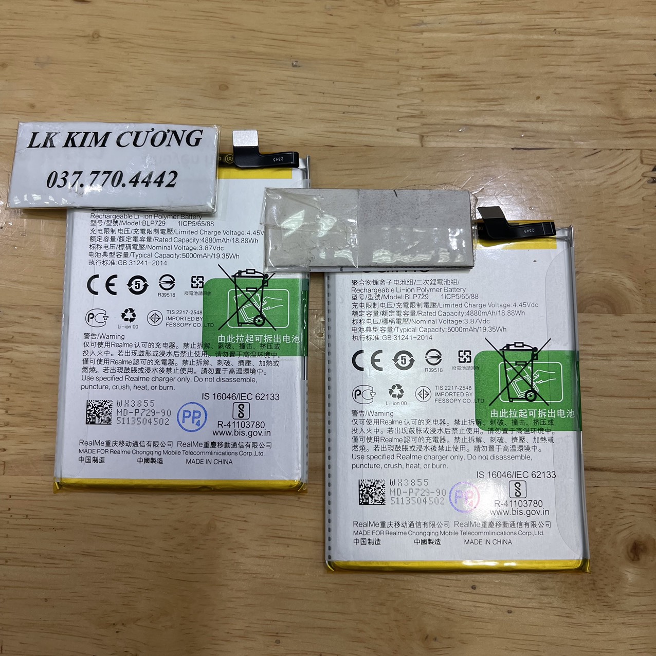 Pin blp729 dành cho oppo realme 5/ realme 5i/ realme c3/ c3i