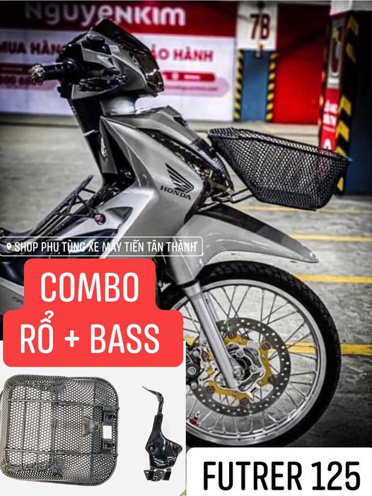 [HCM]Bộ rổ lưới zin fu125fi fu mập (2013_2018)