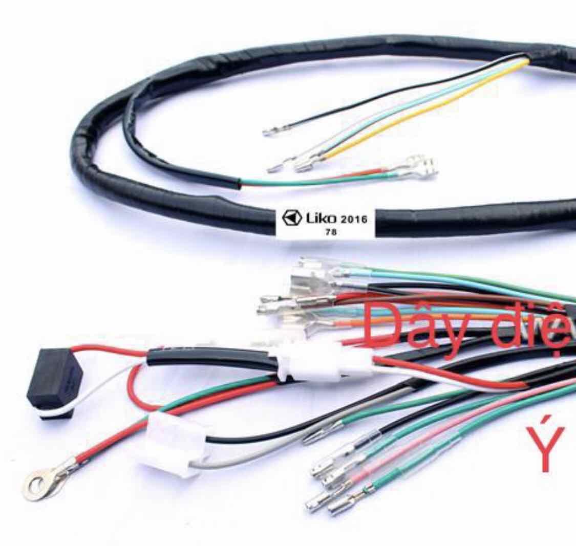 Dây Điện Sườn Xe Cub 78 - 1660