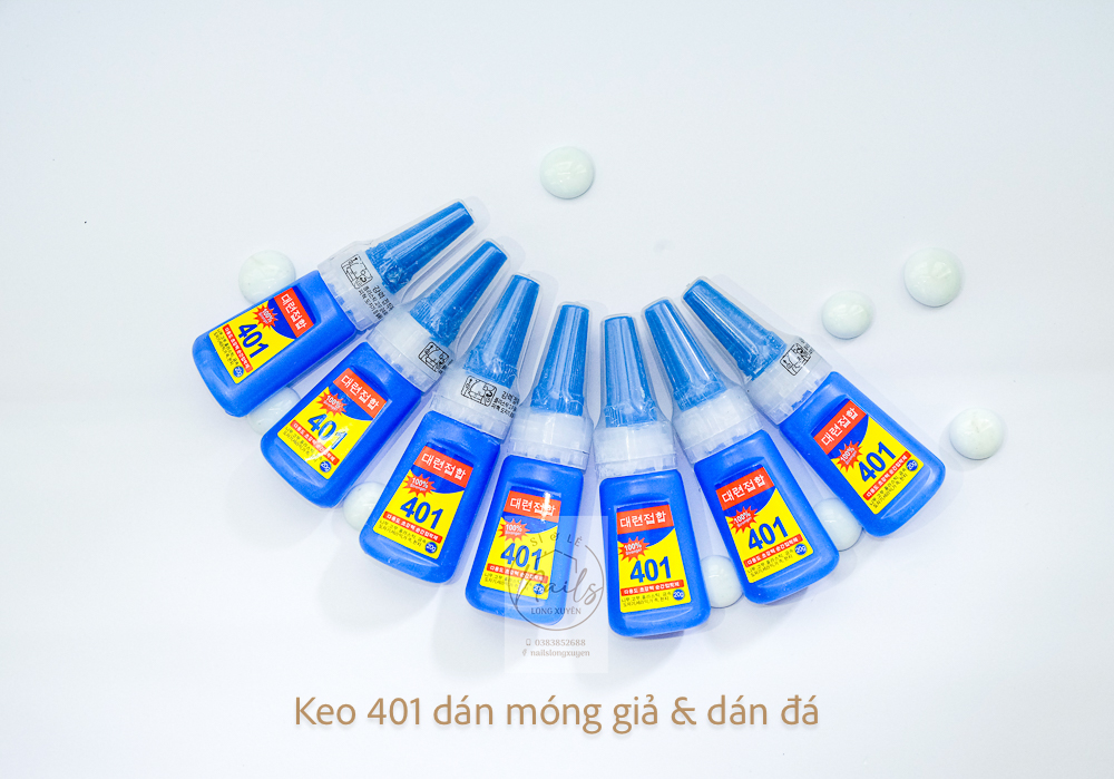 Keo 401 dán móng, dán charm (Chai)