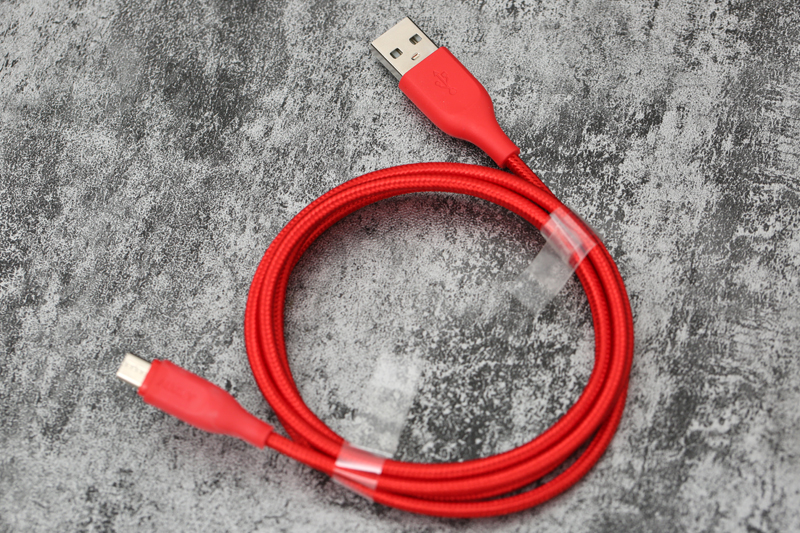 Cáp Micro 1.2 m AUKEY CBAM1 Đỏ ( Likenew )
