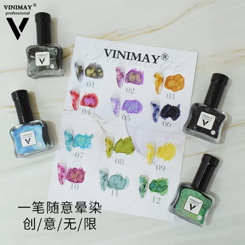 Set Loang cồn VINIMAY 12 màu MOON NAIL