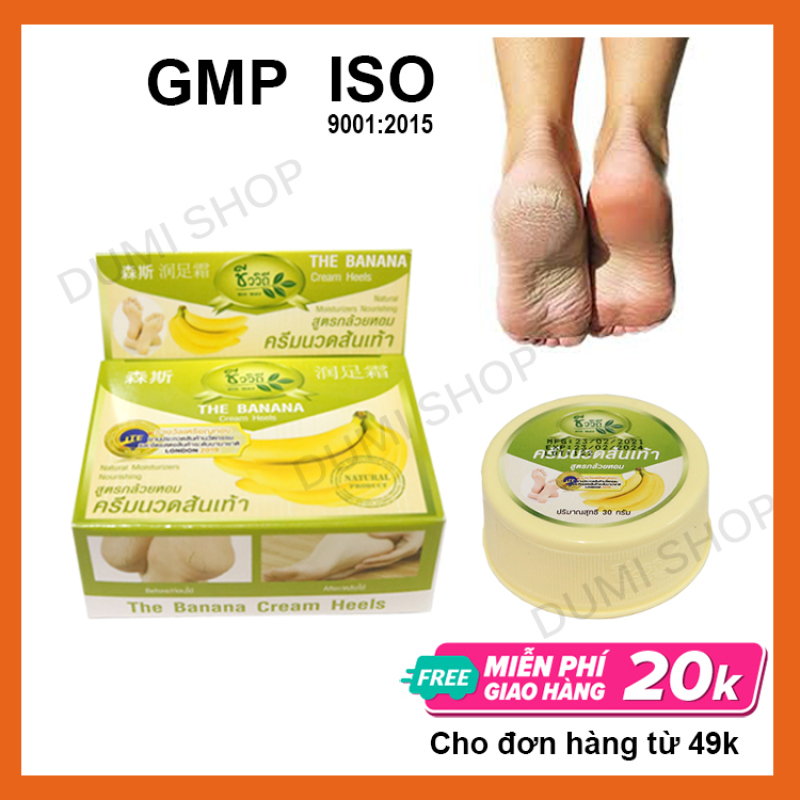 [HCM]Kem Nứt Gót Chân Chuối Thái Lan Banana Cream Heels 30g - Dumi Shop nhập khẩu