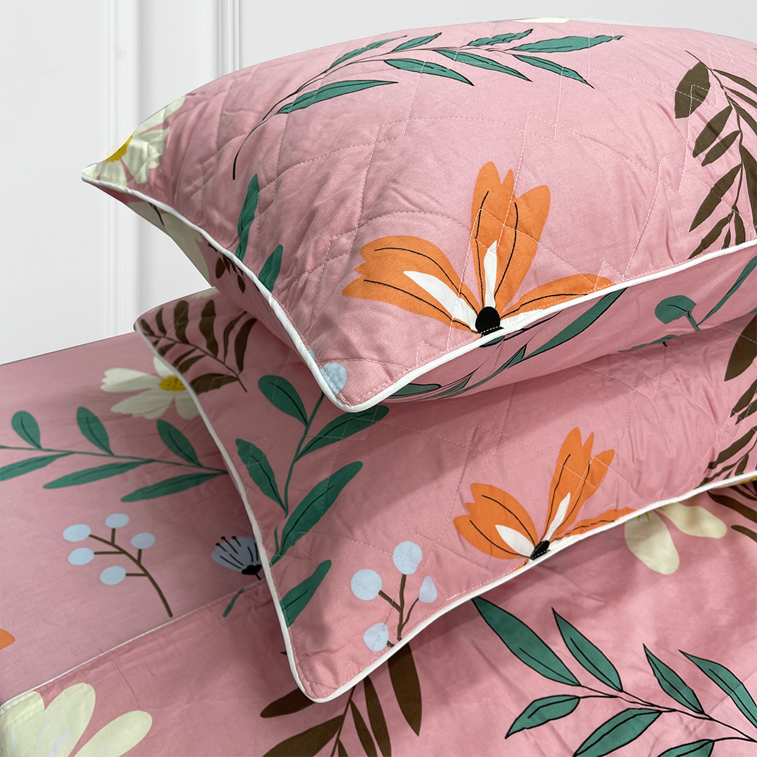 Chăn Mền 100% Cotton Thuần Việt - Hồng COT05