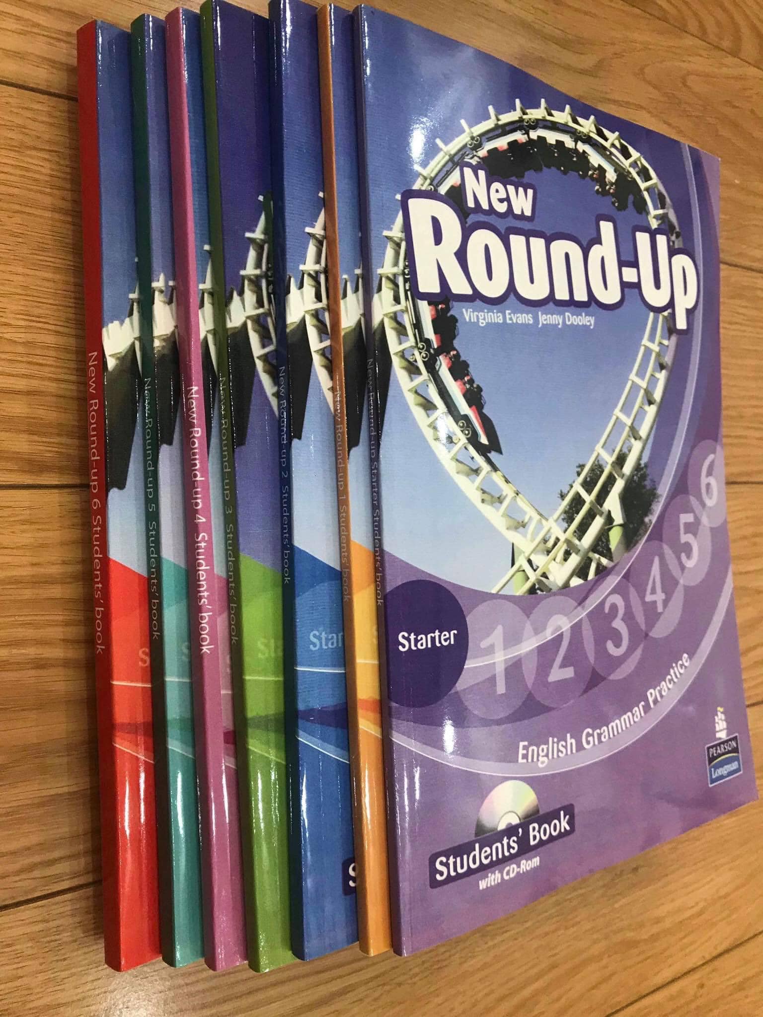 Sách New Round Up Combo 7 cuốn Students' Book ( Sách màu)