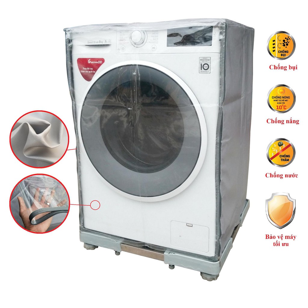 Vỏ bọc máy giặt cửa ngang cao cấp dùng cho máy giặt, máy sấy,máy rửa bát