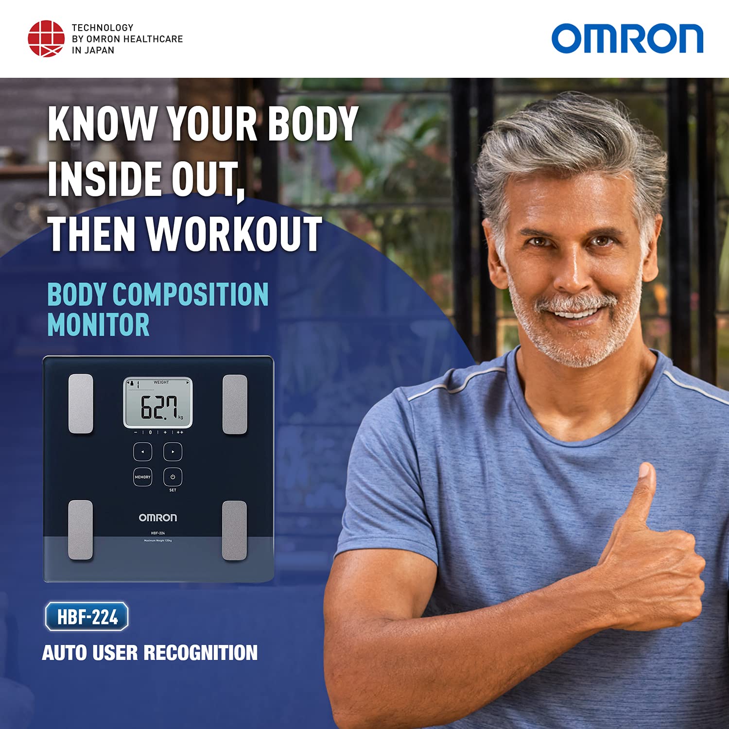 Máy Cân Đo Thành Phần Cơ Thể Omron HBF-224 BodySCAN™