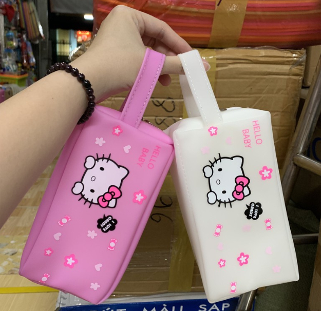 [HCM]BÓP VIẾT SILICON HELLO KITTY