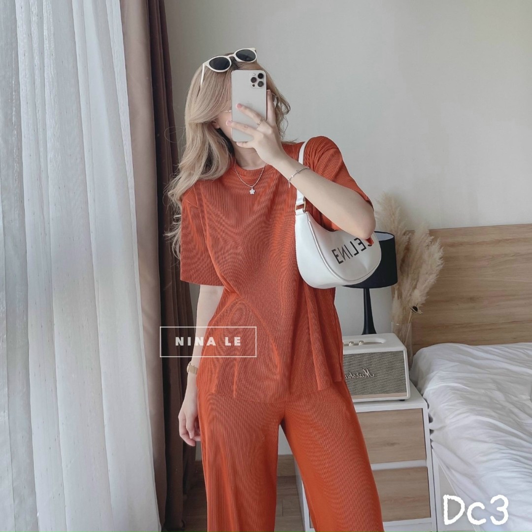 sét lụa dập ly sang chảnh đủ  màu hót hit như hình ld22 (s789)