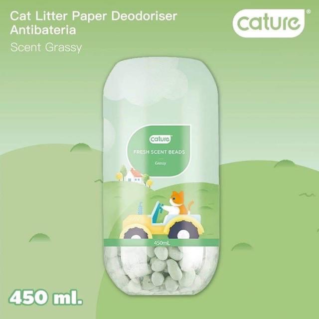 Hạt Khử Mùi Shit Mùi Cát Vệ Sinh Cature 450ml