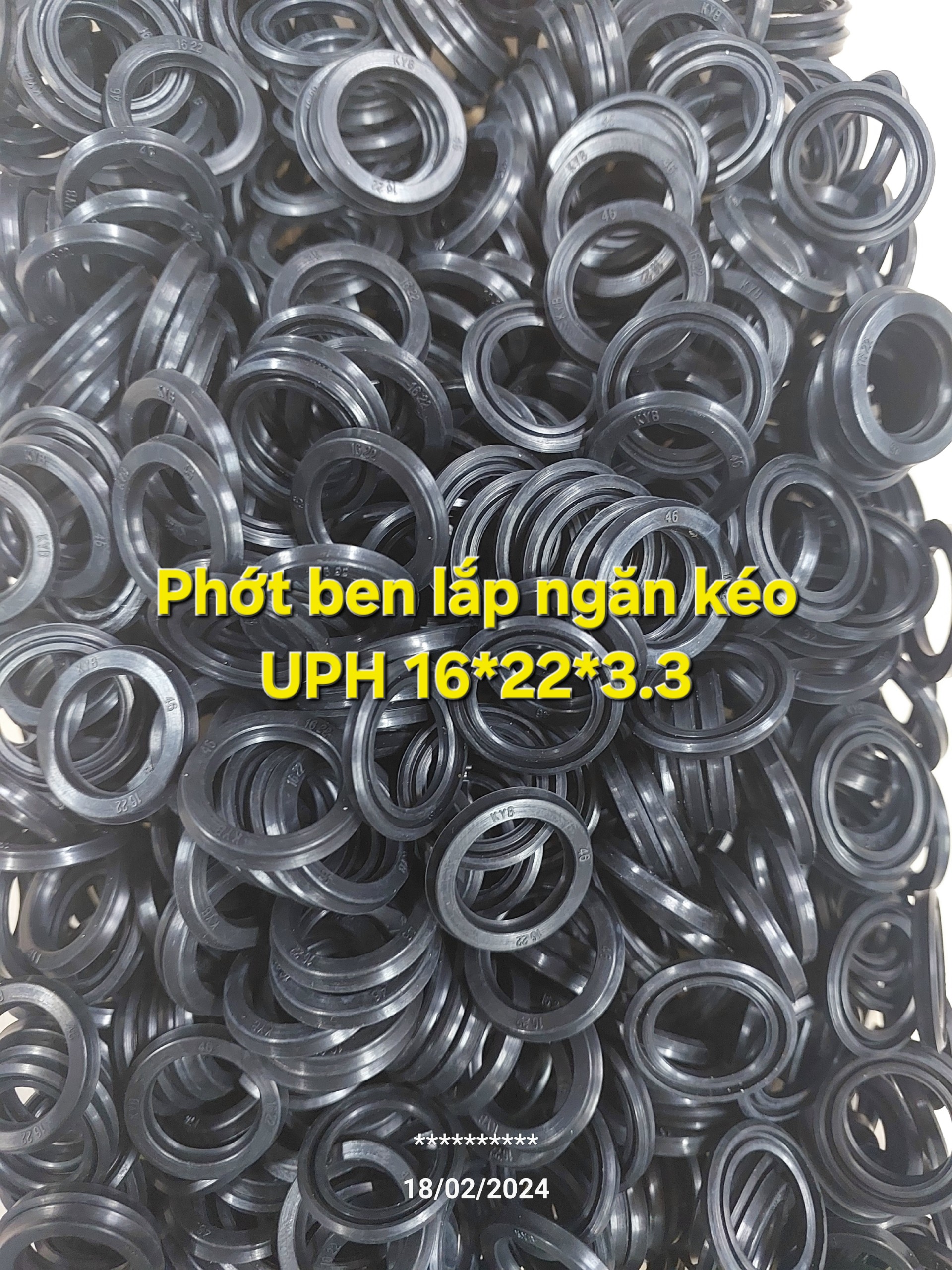 Phớt ben lắp ngăn kéo UPH 16*22*3.3