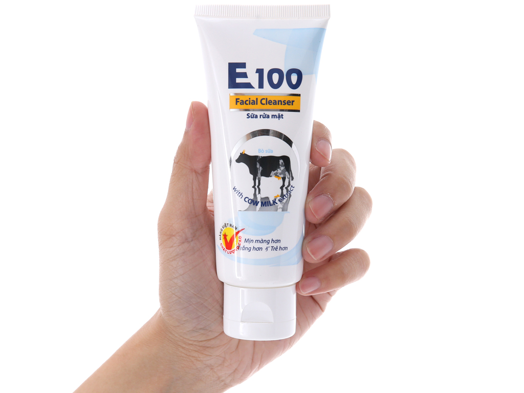 Sữa rửa mặt E100 tinh chất sữa bò 80ml
