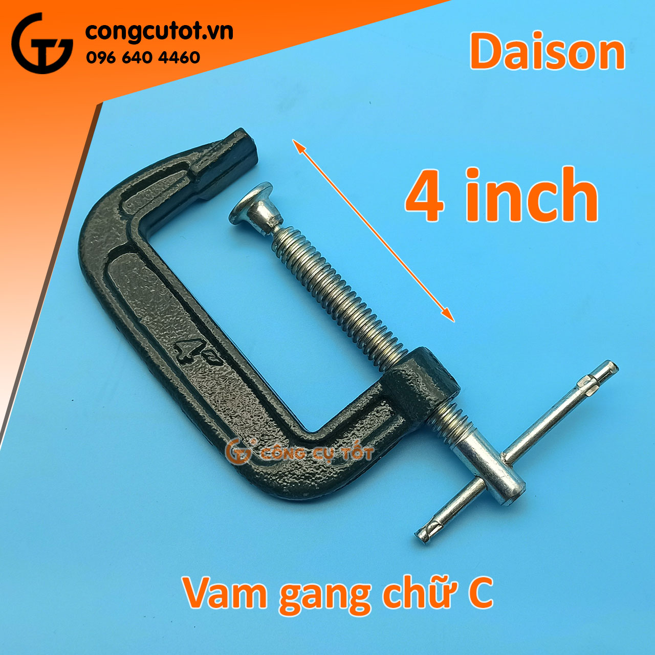 Bộ 2 chiếc Vam chữ C - Cảo chữ C DAISON