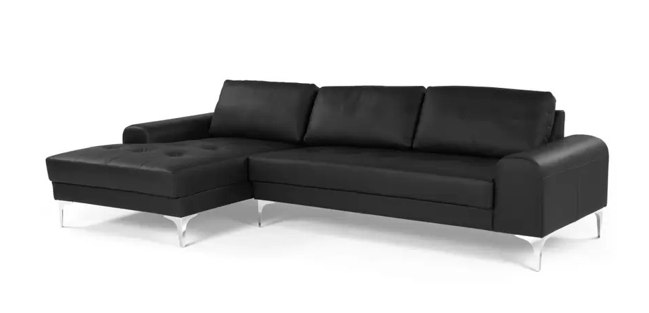 Sofa góc giả da Klosso KGG001-SDT (Đen)