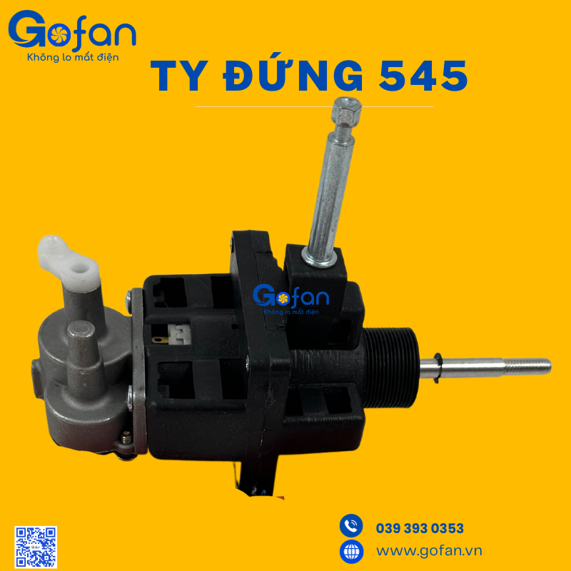 Đầu quạt 12V DC- Ty Đứng