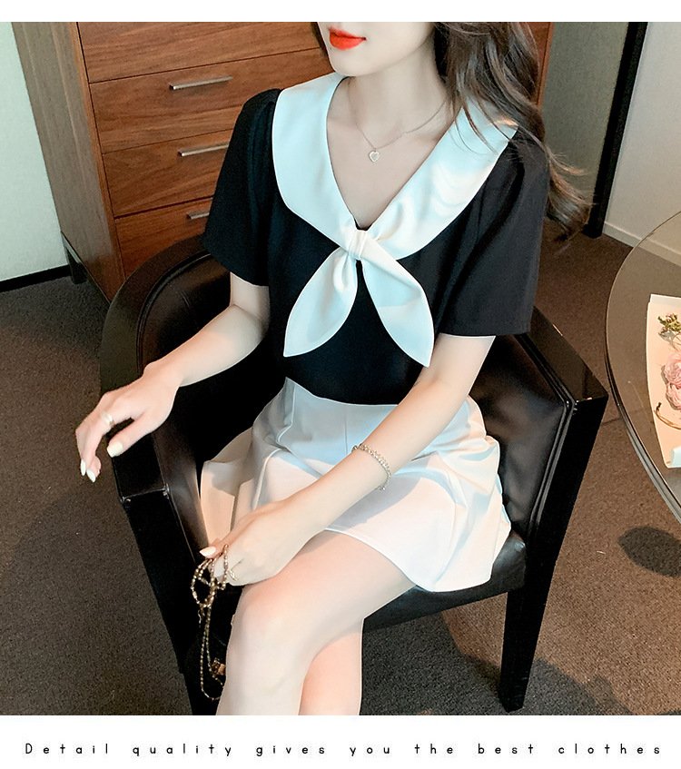 ÁO SƠ MI CỔ THẮT NƠ HARA