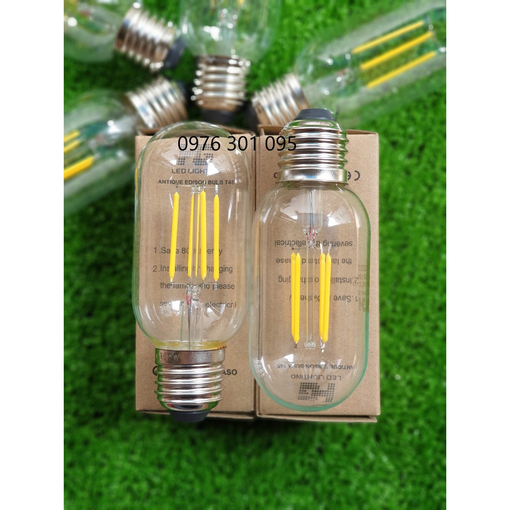 Đèn EDISON T45 - 4w (Vàng)