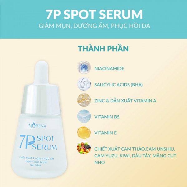 Serum mụn 7P Spot serum Huyền Phi