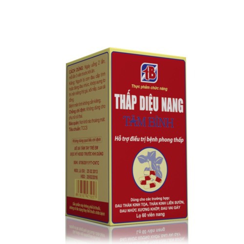 [HCM]Thấp Diệu Nang Tâm Bình (Hộp 60 viên)