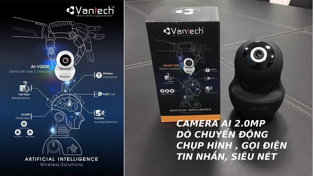 CAMERA WIFI VANTECH V2020 2.0MP - ROBOT AI-V2020 CAO CẤP