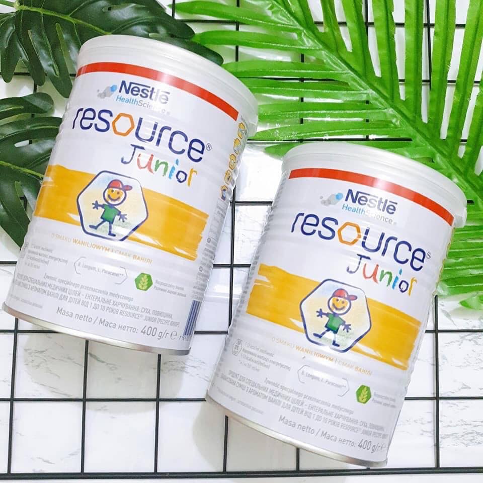 SỮA BÉO TĂNG CÂN RESOURCE JUNIOR 400g - ĐỨC