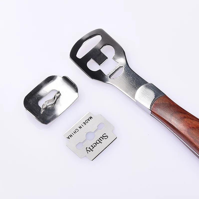 Foot Heel Scrub Exfoliator with 10 Razor Blades