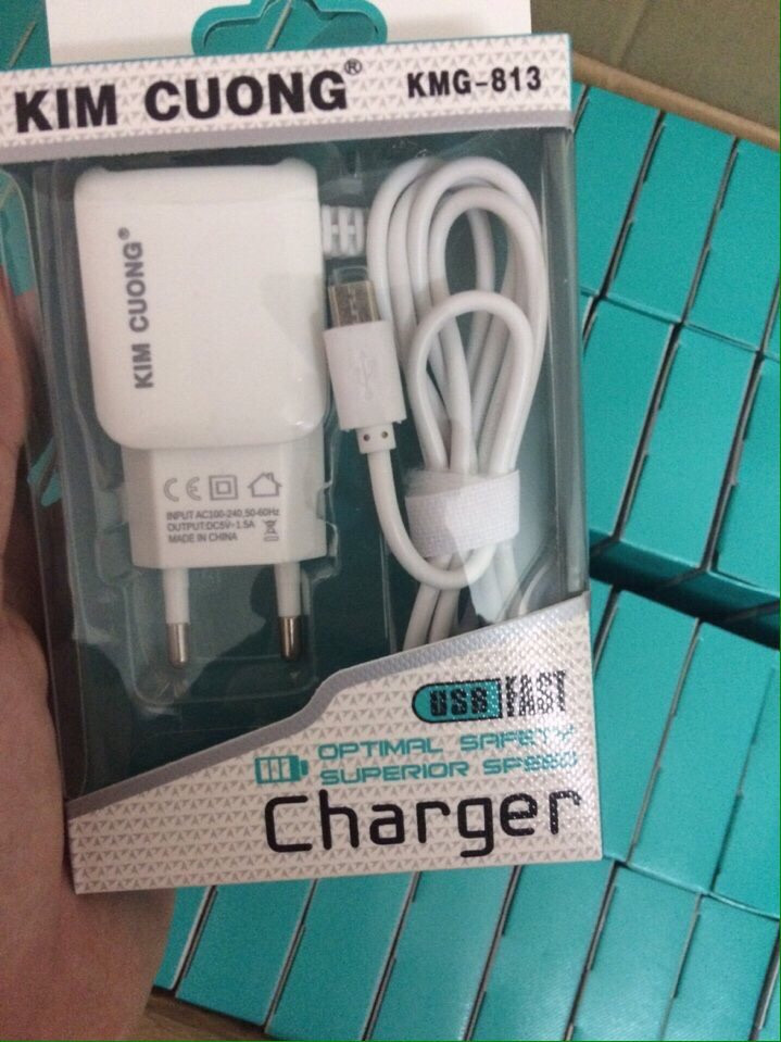 Sạc KIM CUONG 813 1.5A (MicroUSB)