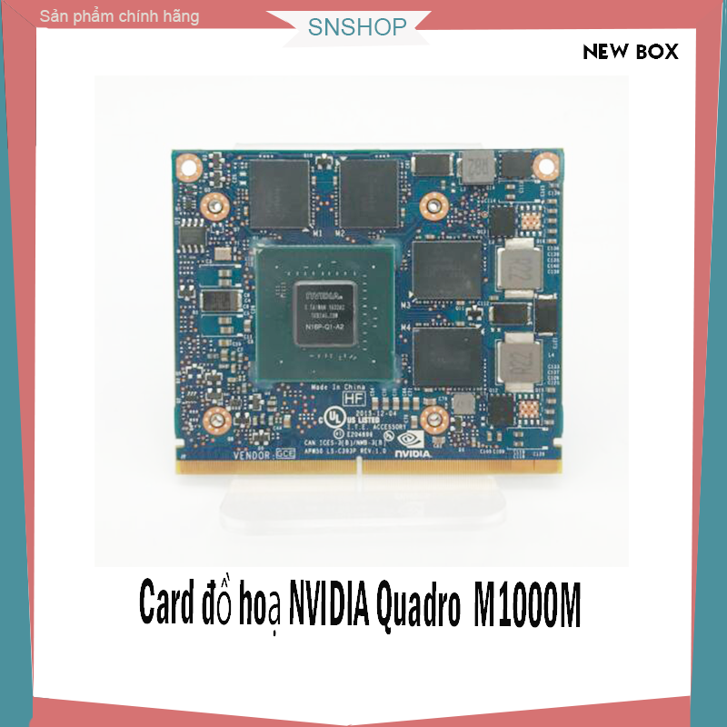 Card VGA NVIDIA Quadro M1000M 2G
