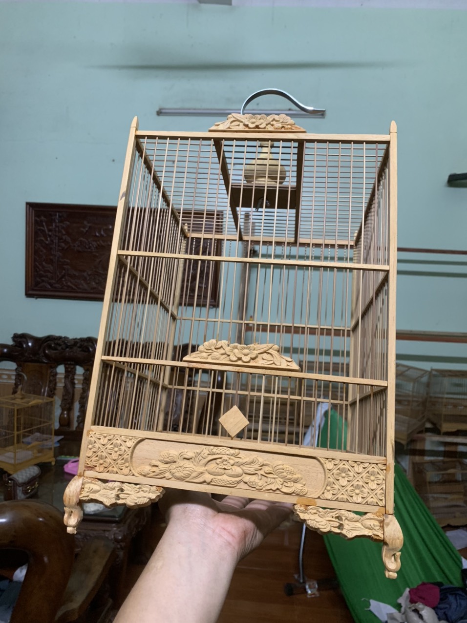 lồng chim tự ráp chim hút mật