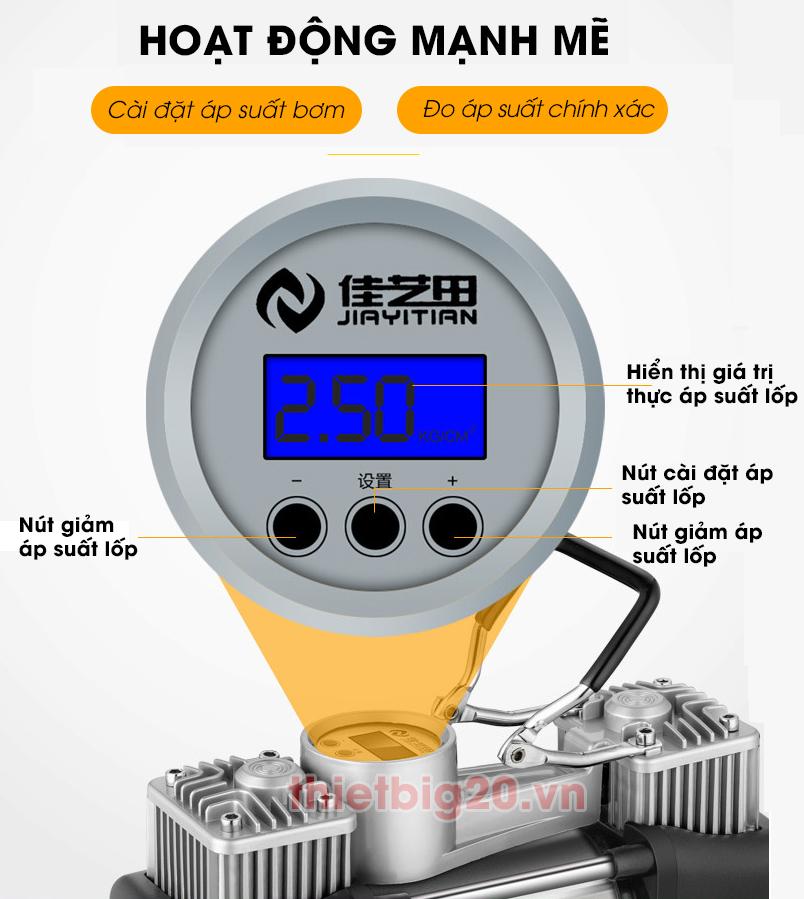 Máy bơm lốp mini 2 xi-lanh tốc độ cao 3 Phiên bản GXE12
