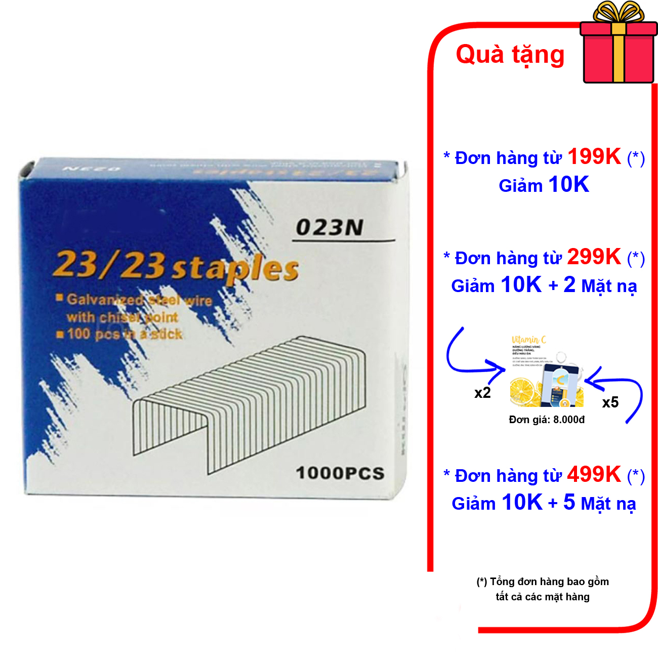 Kim bấm đại 23/23 - 240 tờ