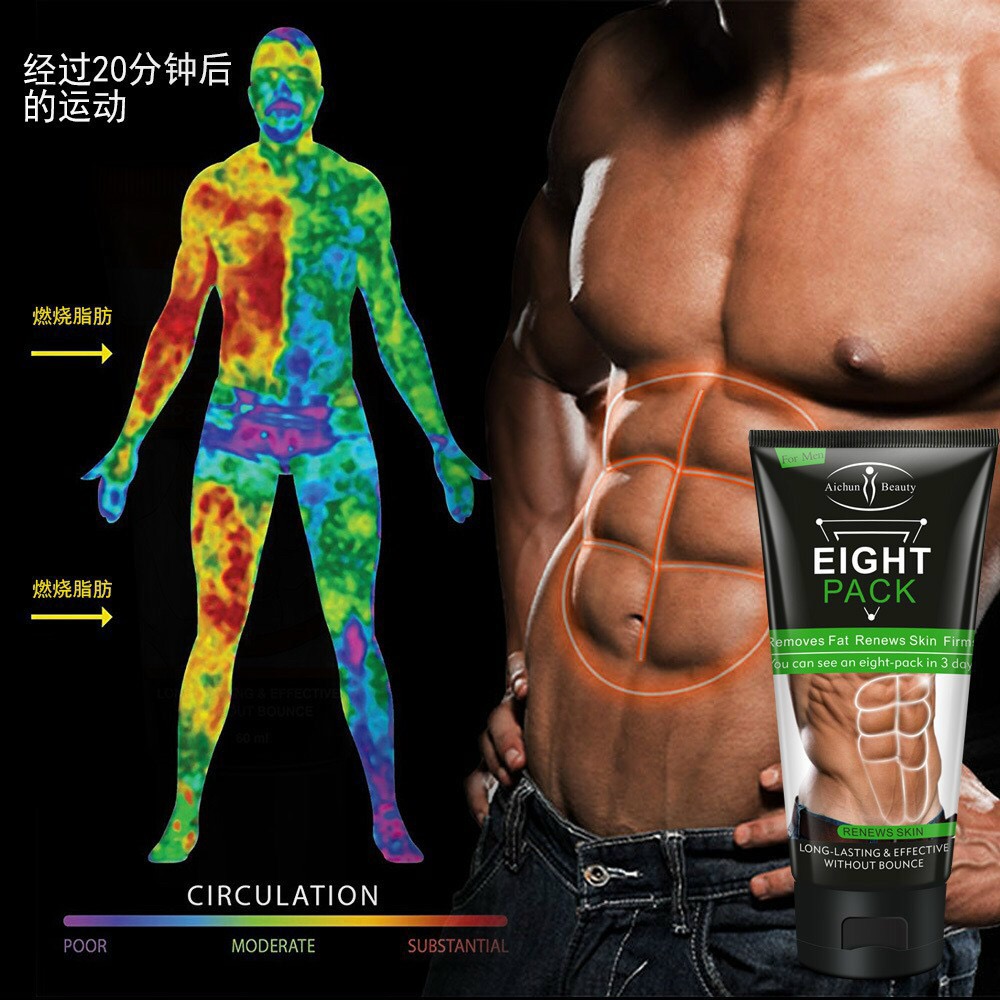 KEM TAN MỠ TĂNG CƠ EIGHT PACK 80G chuyên đốt mỡ thừa
