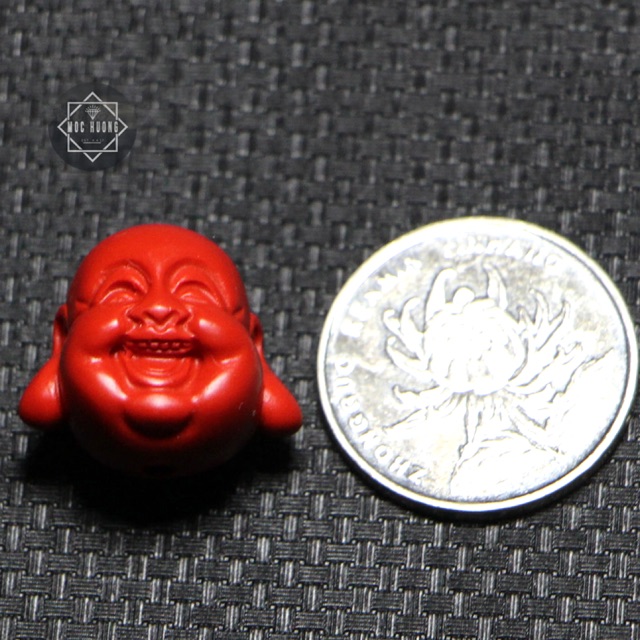 Charm Phật Di Lặc chu sa - KL090
