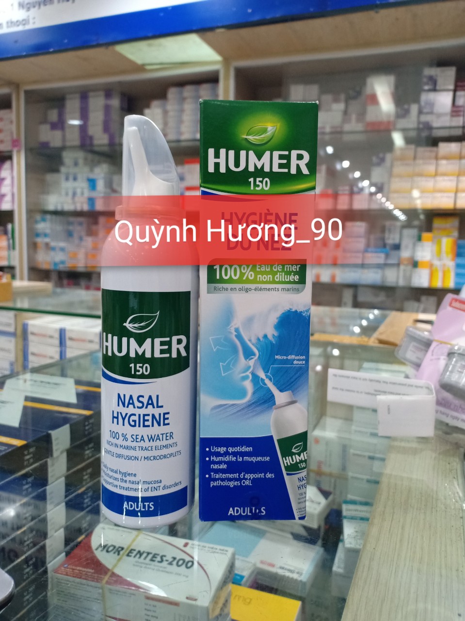 HUMER 150ml xịt vệ sinh mũi cho người lớn
