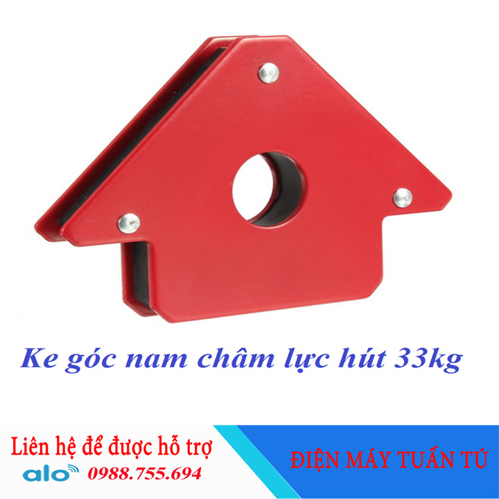 Bộ 2 ke góc nam châm lực hút 33kg
