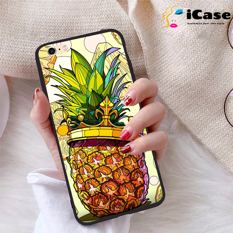 Ốp lưng iPhone 6 Plus viền dẻo TPU BST Trái Cây