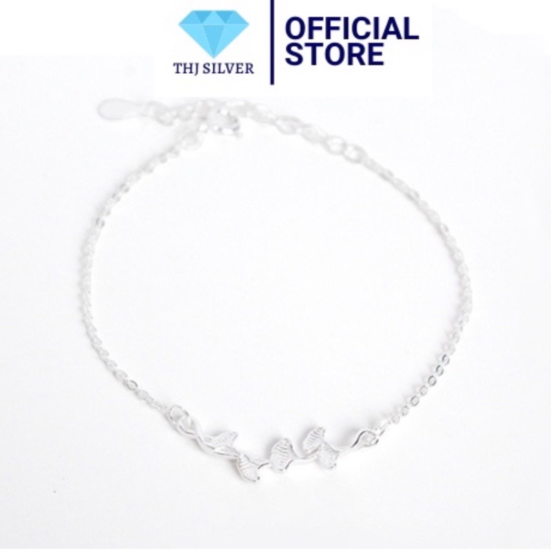 Lắc tay nữ cánh hoa nhẹ nhàng , xinh xắn chuẩn bạc ta