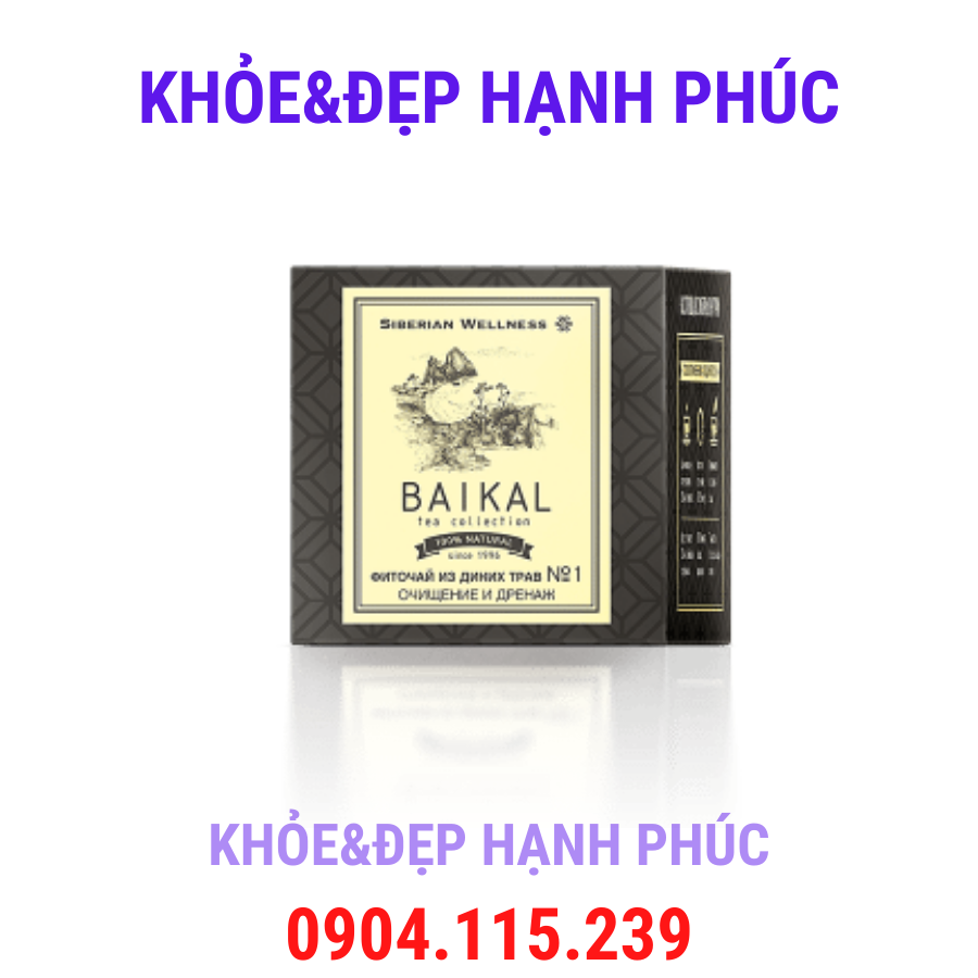 [Trà gan ruột thận N1] Trà thảo mộc Baikal tea collection. Herbal tea N1 - 30 túi
