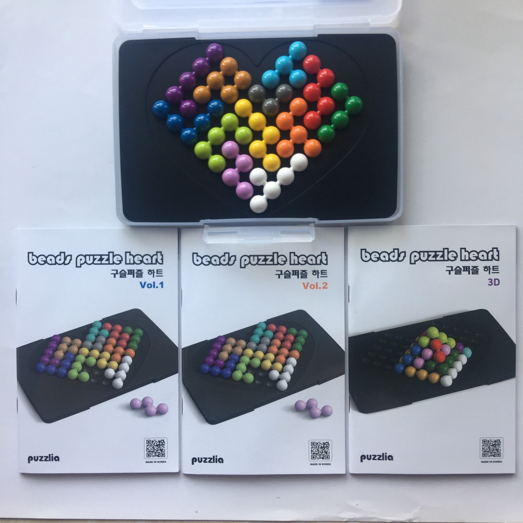 Đồ chơi Puzzlia Beads Puzzle Heart ( Hình trái tim )