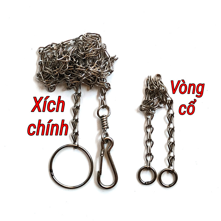 Xích chó mèo inox cỡ nhỏ