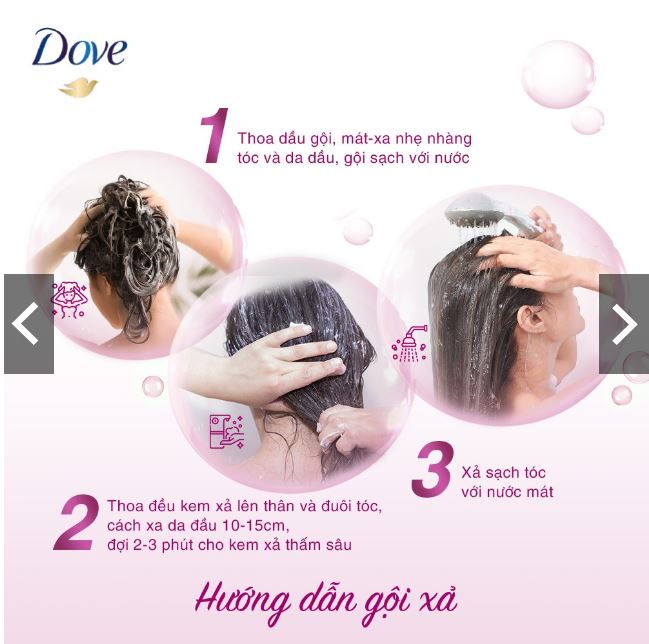 Kem Xả Dove Ngăn Rụng Tóc 320g