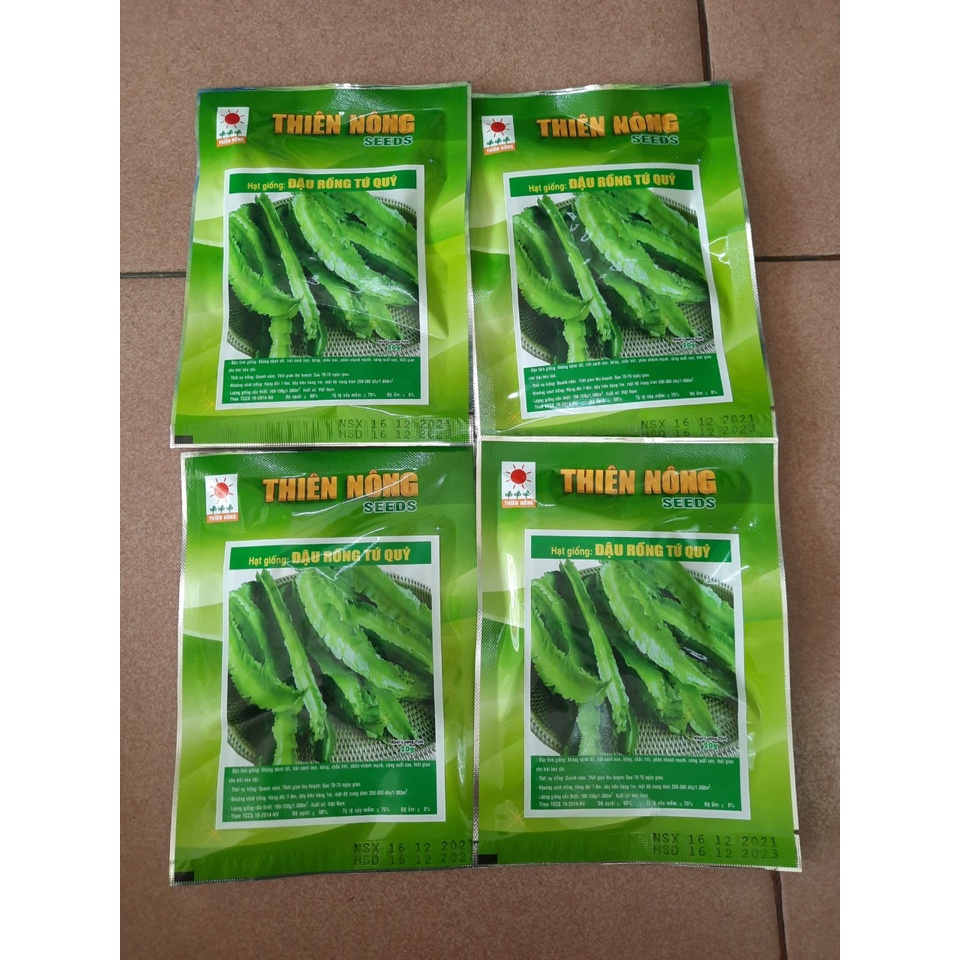 Hạt Giống Đậu Rồng Tứ Quý (20gr)