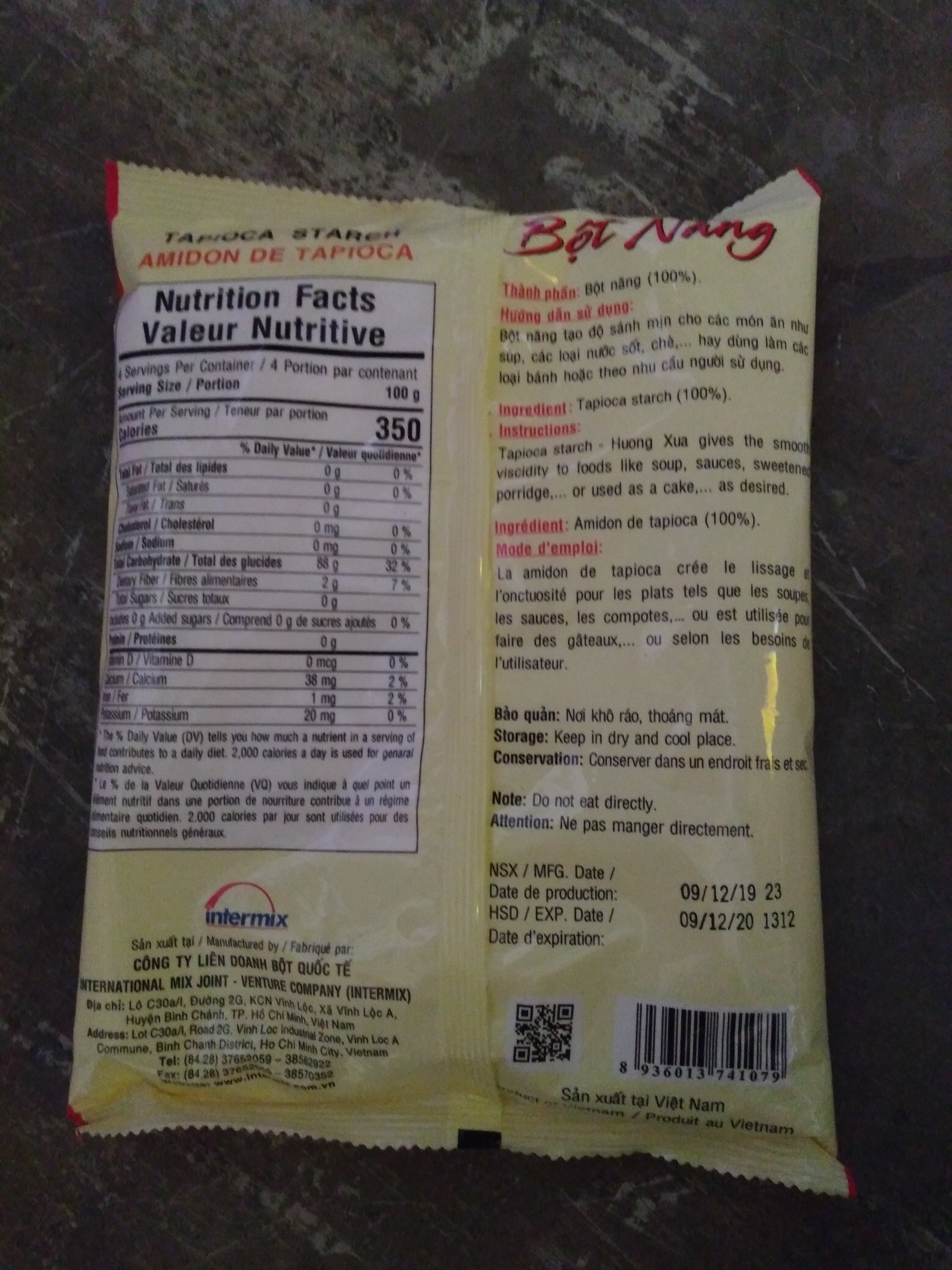 Bột năng Mikko hương xưa 400g