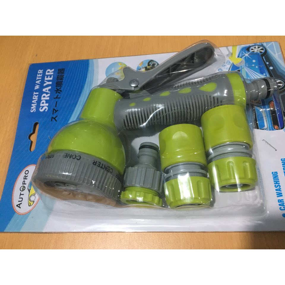 Bộ đầu vòi xịt rửa xe, phun nước đa năng