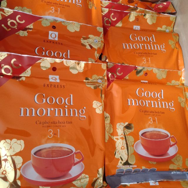Cà Phê sữa hòa tan 3in1 morning TRẦN QUANG 480G (24 gói x20g)