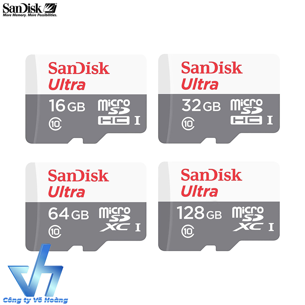 Thẻ nhớ 16GB Sandisk Ultra MicroSD Class 10 100MB/s
